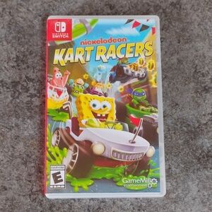 Nickelodeon Kart Racers Nintendo Switch Game - Yellow, Green, Red, Blue